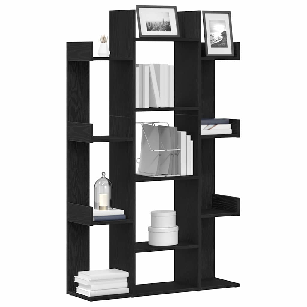 Bibliothèque Chêne noir 86 x 25.5 x 140 cm Bois d'ingénierie - XIOS