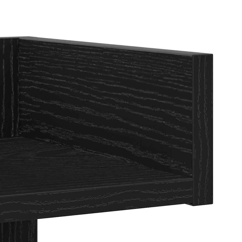 Bibliothèque Chêne noir 48 x 25.5 x 140 cm Bois d'ingénierie - XIOS