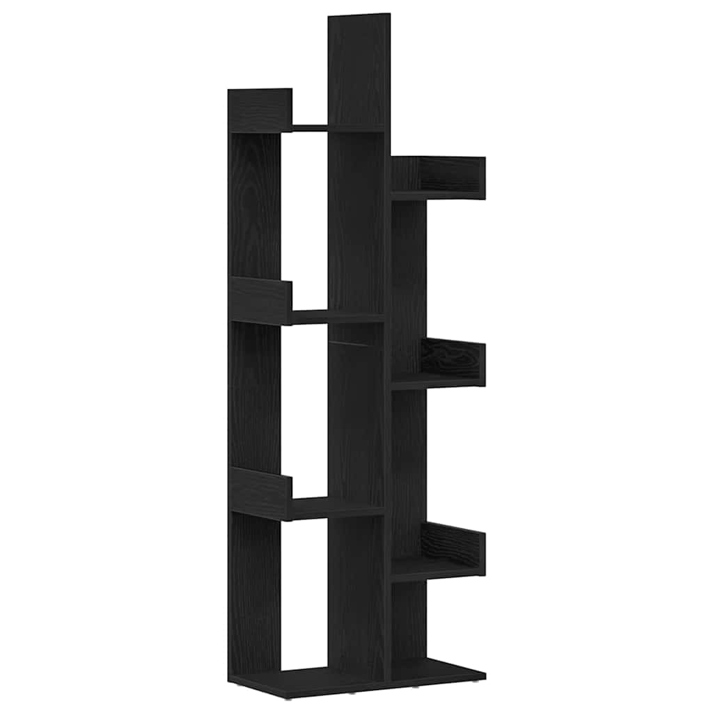 Bibliothèque Chêne noir 48 x 25.5 x 140 cm Bois d'ingénierie - XIOS