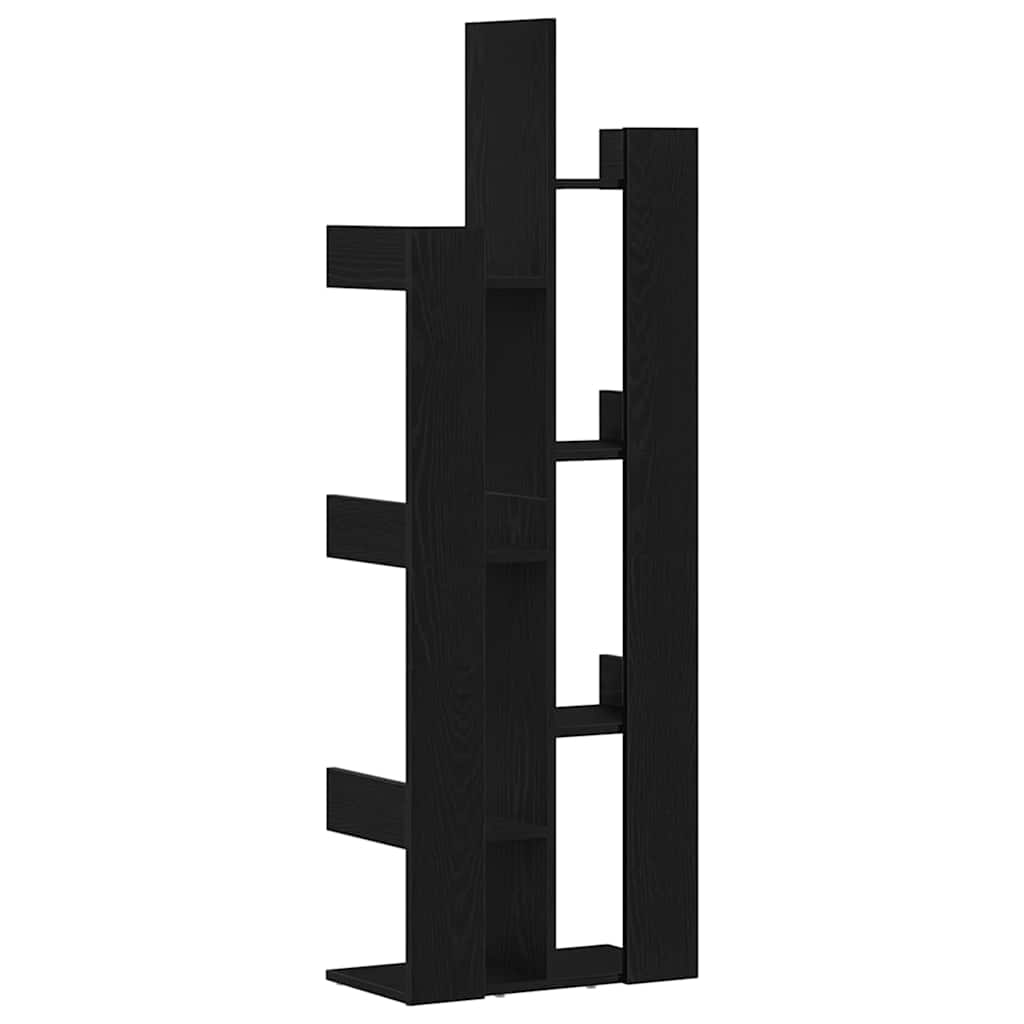 Bibliothèque Chêne noir 48 x 25.5 x 140 cm Bois d'ingénierie - XIOS