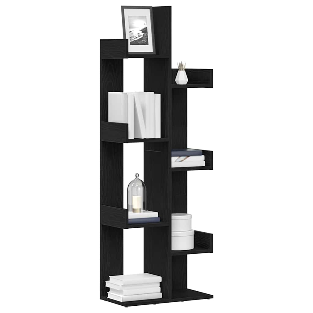 Bibliothèque Chêne noir 48 x 25.5 x 140 cm Bois d'ingénierie - XIOS