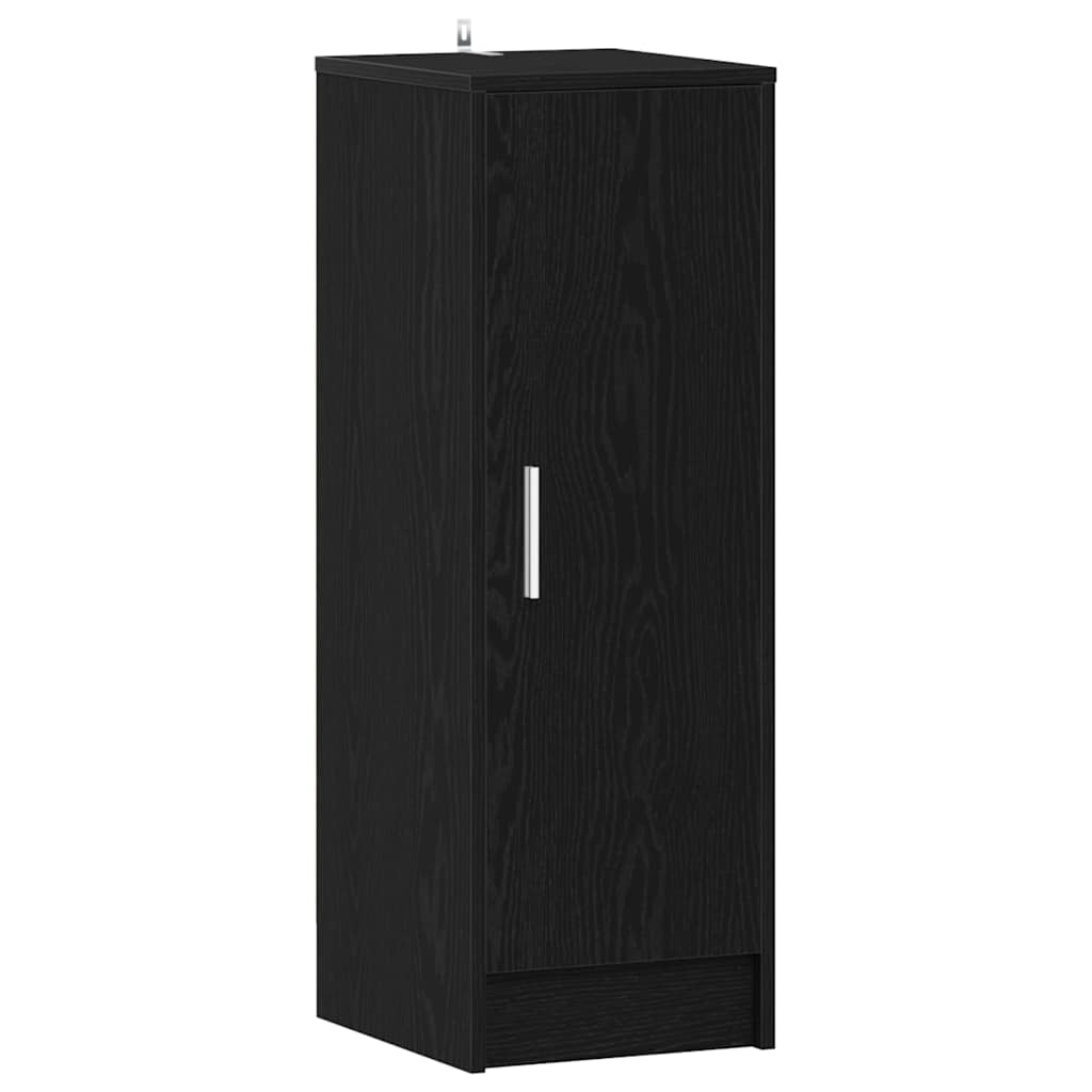 Meuble à chaussures avec étagère Chêne noir 32 x 35 x 92 cm - XIOS