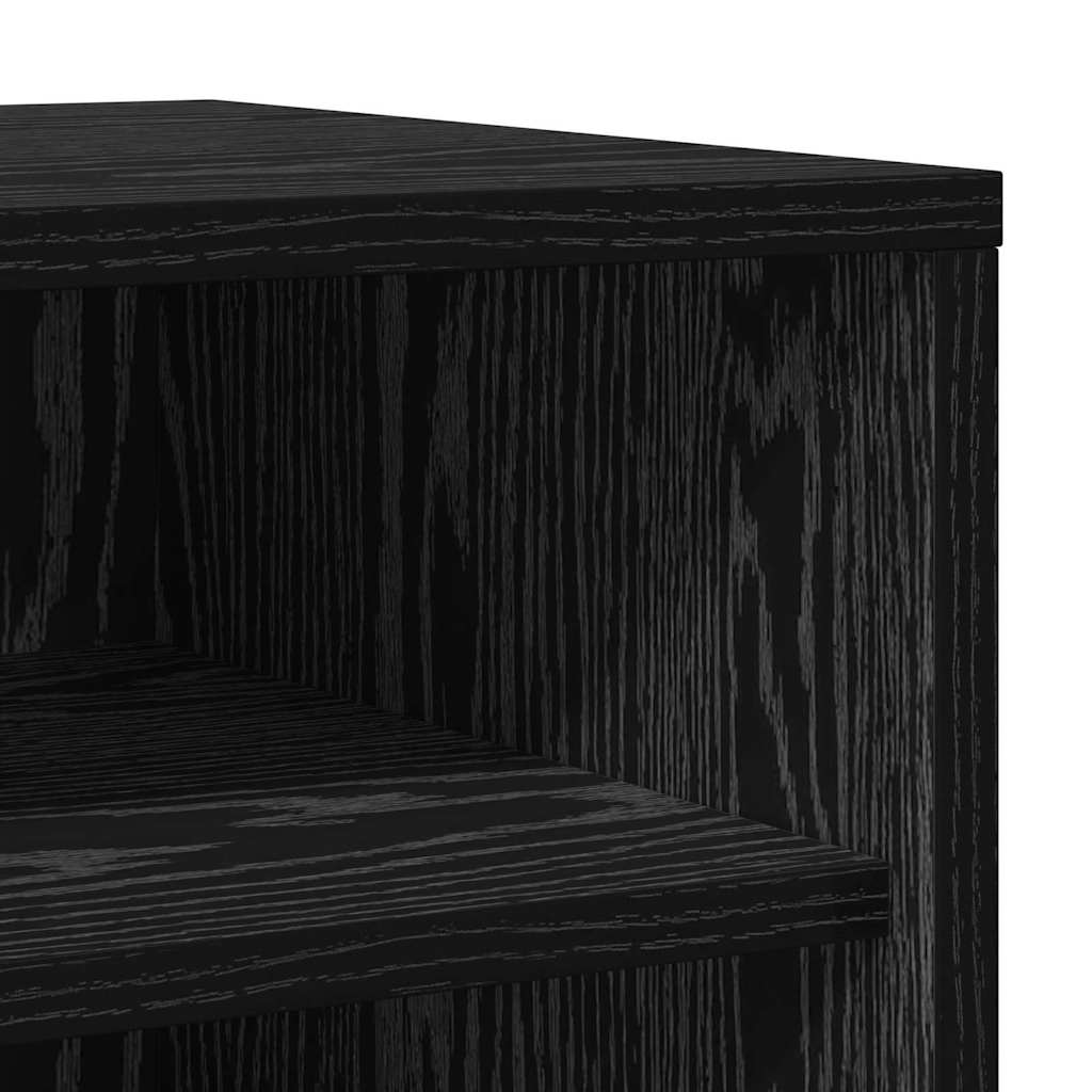 Meuble à chaussures avec étagère Chêne noir 32 x 35 x 70 cm - XIOS