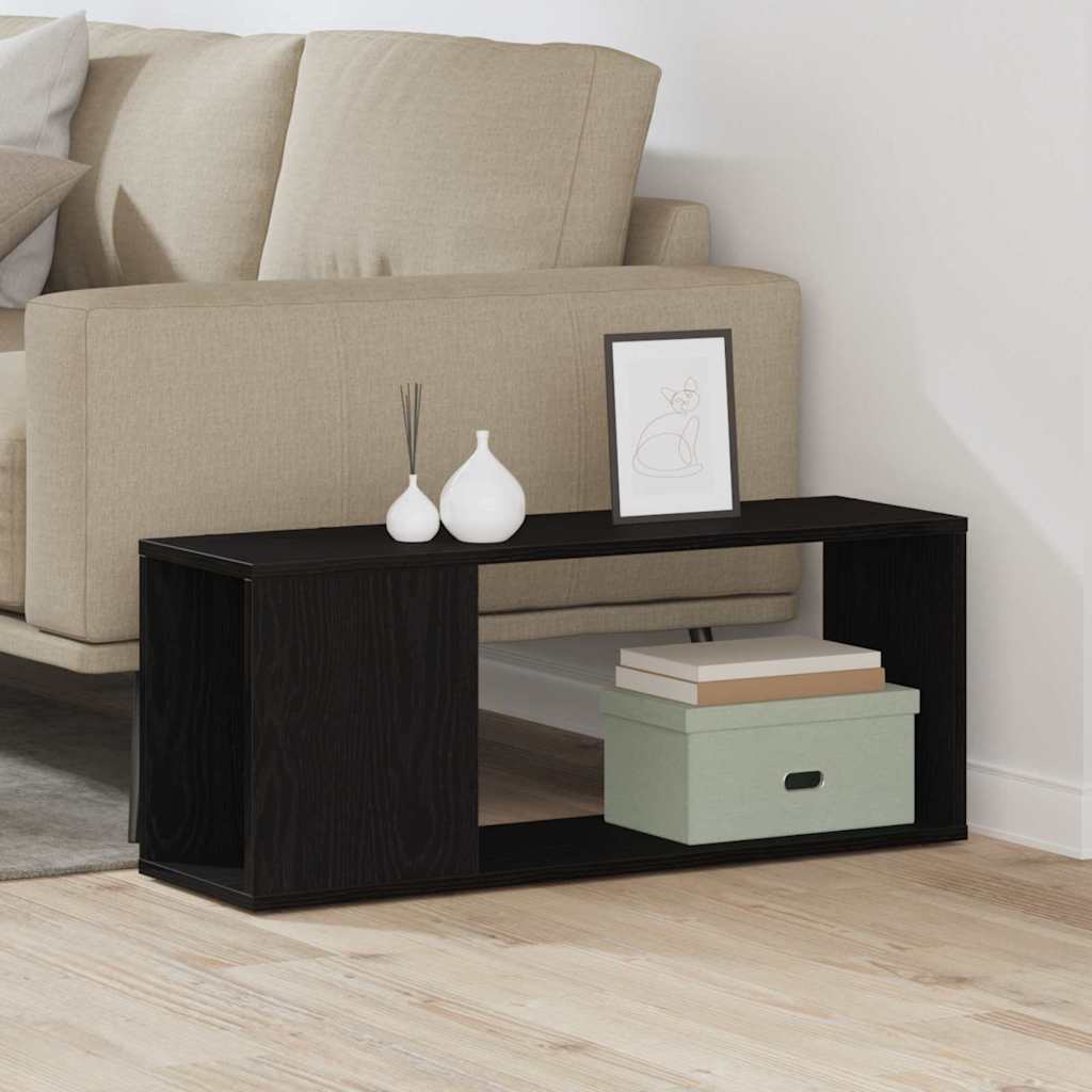 Centre de divertissement Noir 80 x 24 x 32 cm Bois d'ingénierie - XIOS