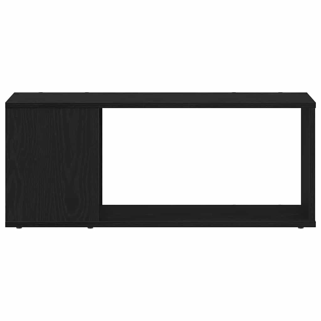 Centre de divertissement Noir 80 x 24 x 32 cm Bois d'ingénierie - XIOS