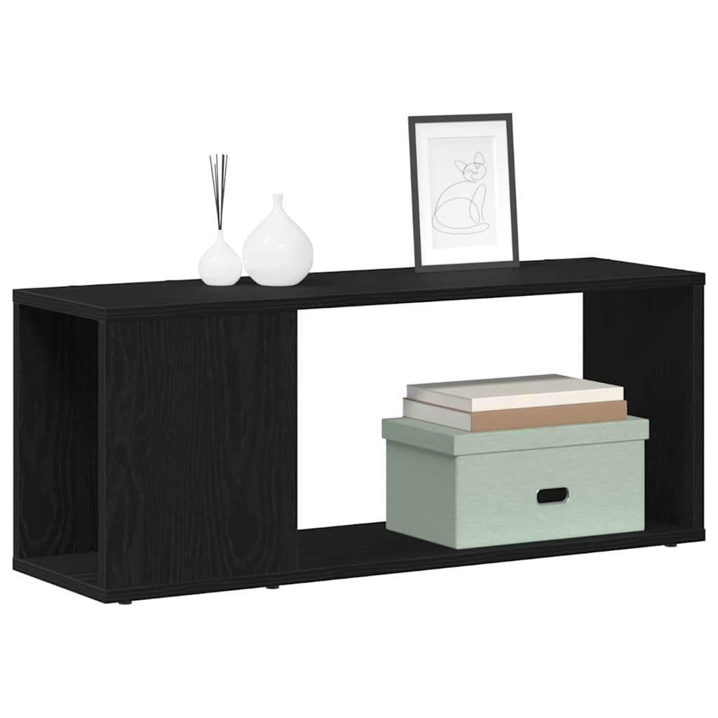 Centre de divertissement Noir 80 x 24 x 32 cm Bois d'ingénierie - XIOS