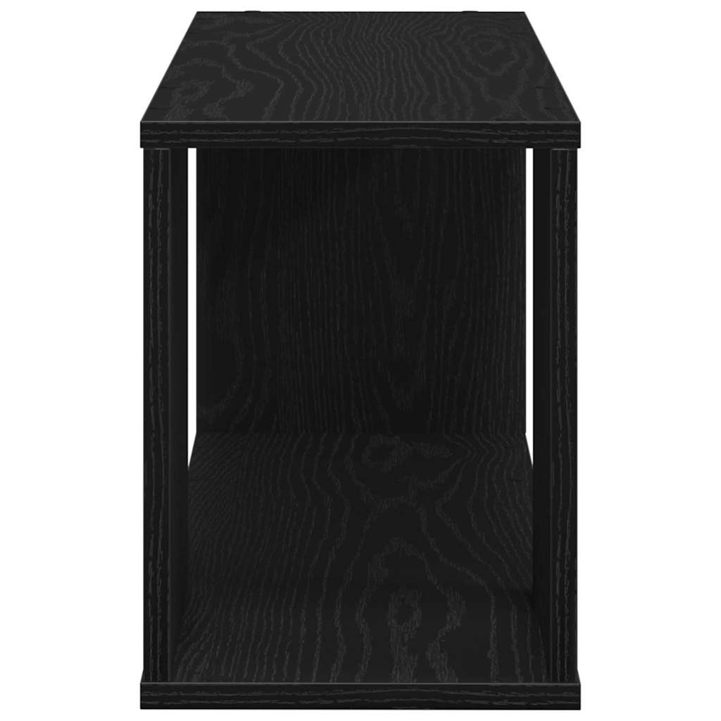 Centre de divertissement Noir 80 x 24 x 32 cm Bois d'ingénierie - XIOS