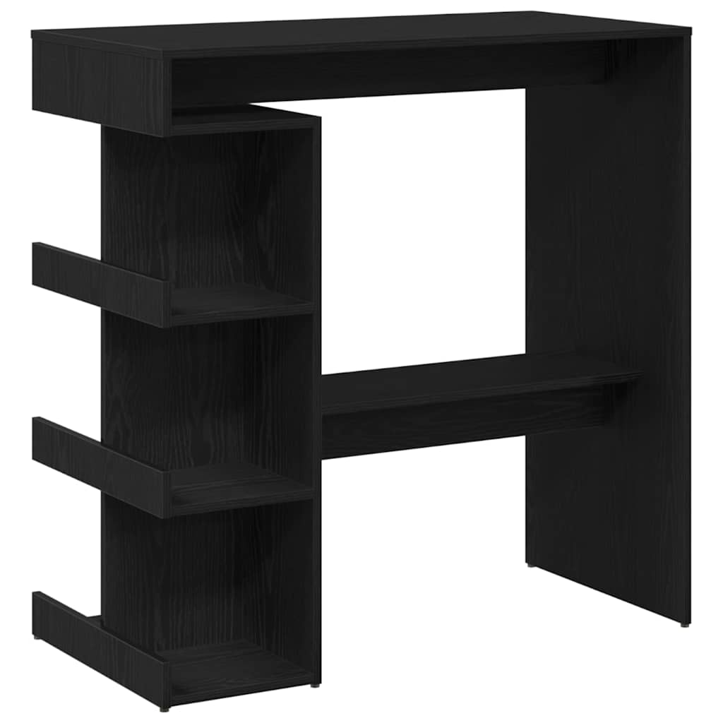 Table de bar Chêne noir 100 x 48 x 101.5 cm Bois d'ingénierie