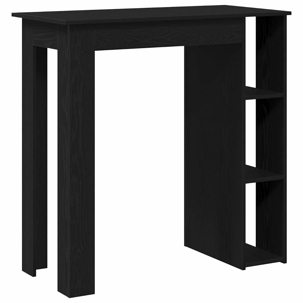Table de bar Chêne noir 102 x 50 x 103,5 cm Bois d'ingénierie