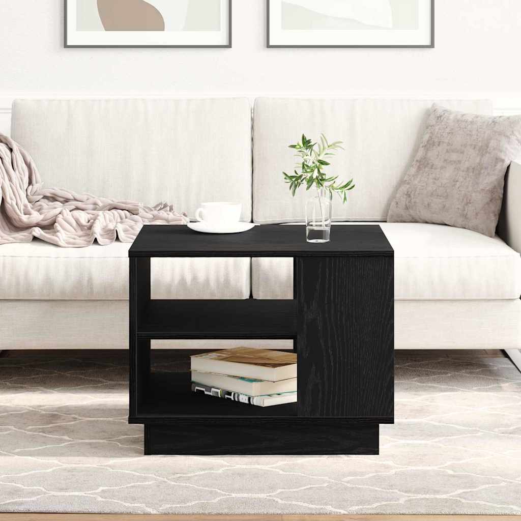 Table basse Chêne noir 55 x 55 x 42 cm Bois d'ingénierie - XIOS
