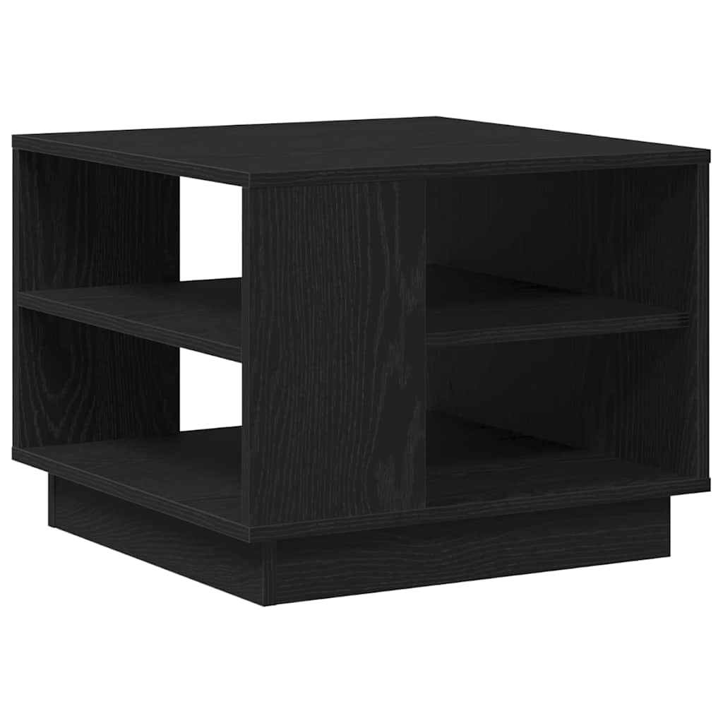 Table basse Chêne noir 55 x 55 x 42 cm Bois d'ingénierie - XIOS