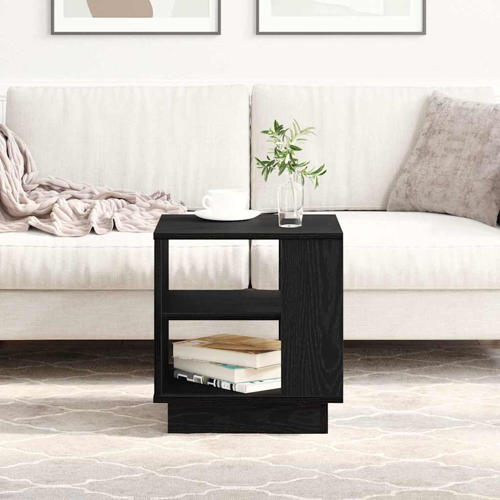 Table basse Chêne noir 40 x 40 x 43 cm Bois d'ingénierie - XIOS
