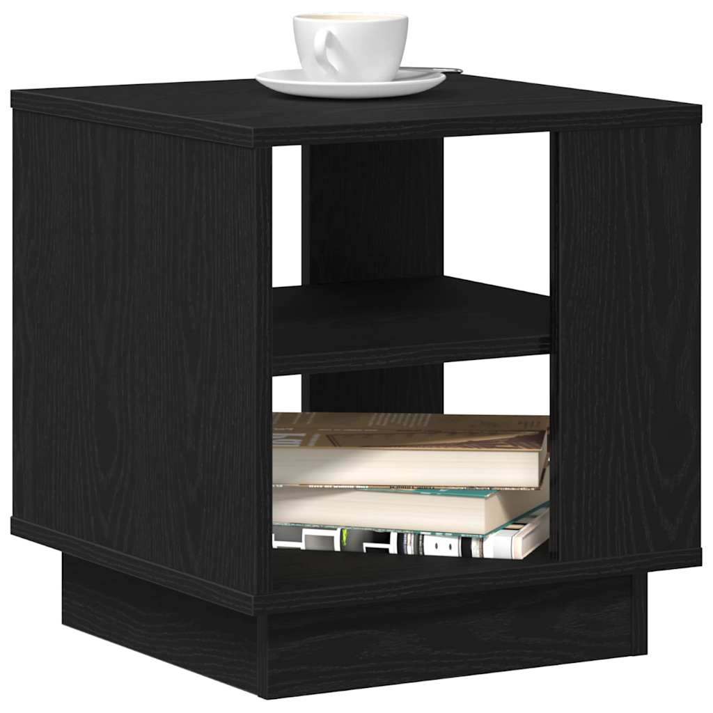 Table basse Chêne noir 40 x 40 x 43 cm Bois d'ingénierie - XIOS