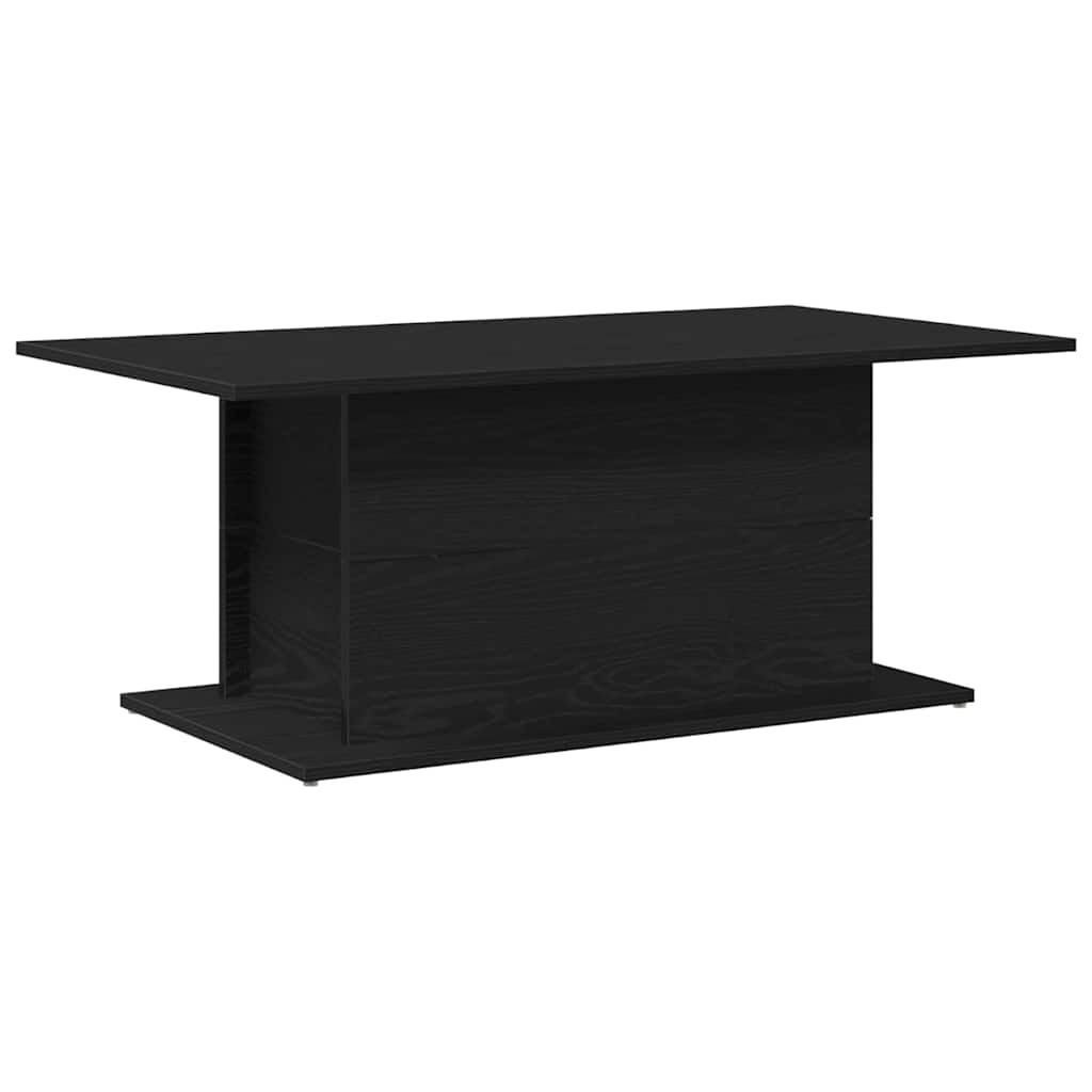 Table basse Chêne noir 102 x 55.5 x 40 cm Bois d'ingénierie - XIOS