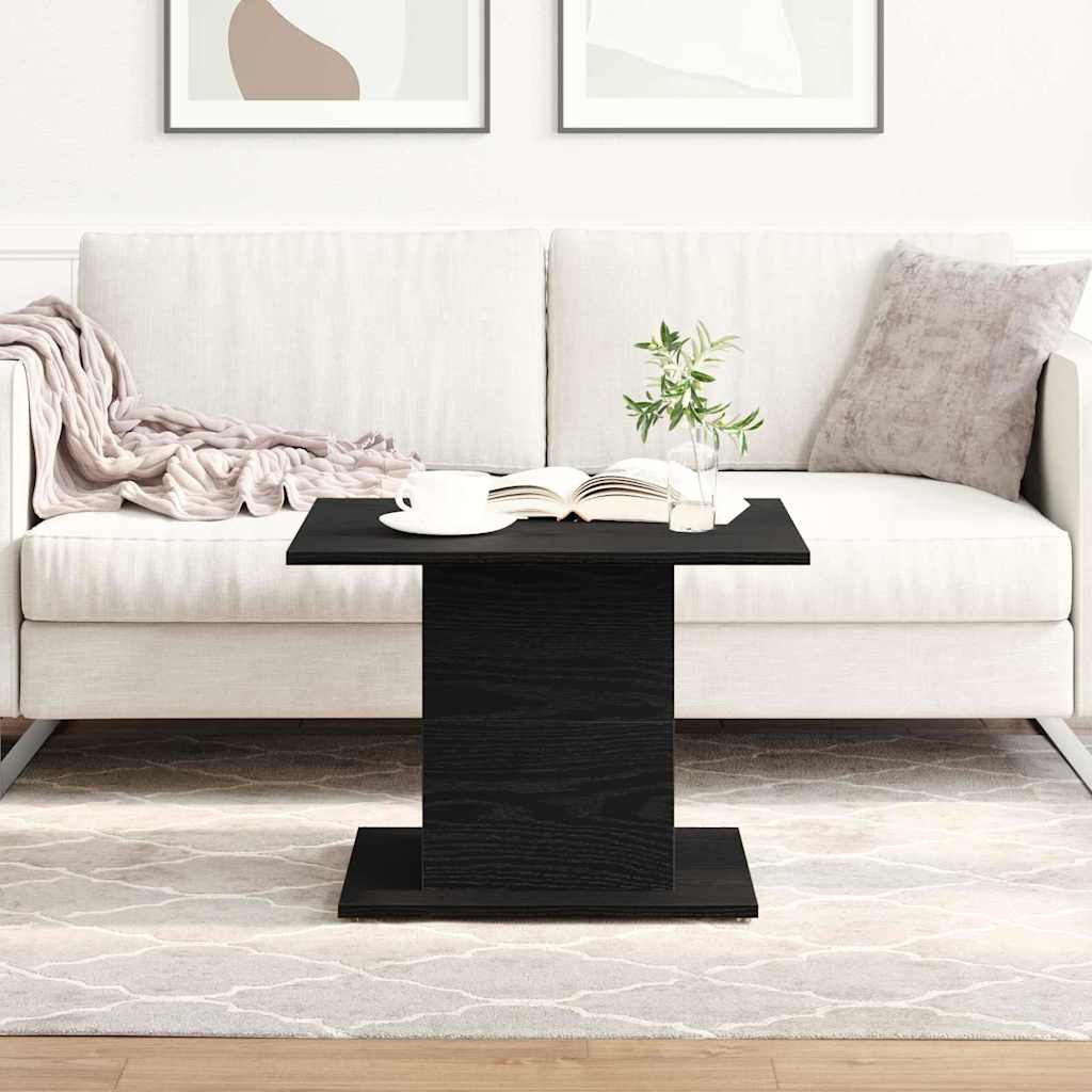 Table basse Chêne noir 55.5 x 55.5 x 40 cm Bois d'ingénierie - XIOS