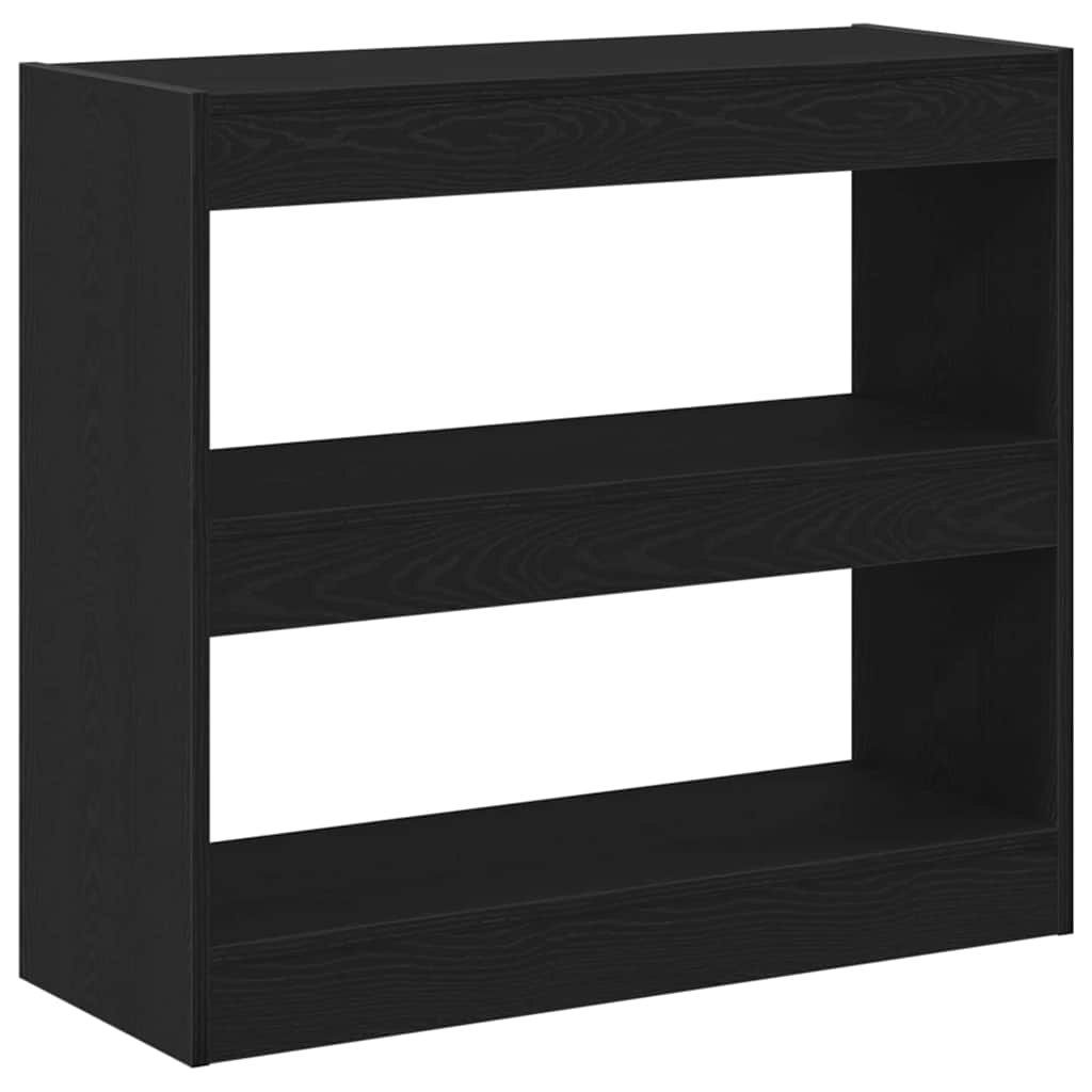 Bibliothèque Chêne noir 80 x 30 x 72 cm Bois d'ingénierie - XIOS