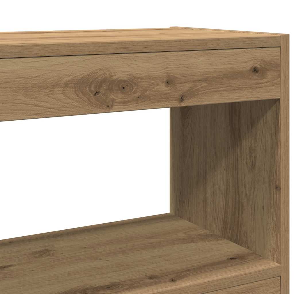 Bibliothèque chêne artisanal 100 x 30 x 72 cm Bois d'ingénierie - XIOS