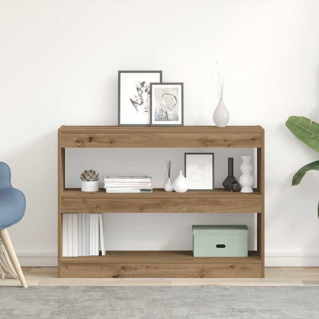 Bibliothèque chêne artisanal 100 x 30 x 72 cm Bois d'ingénierie - XIOS