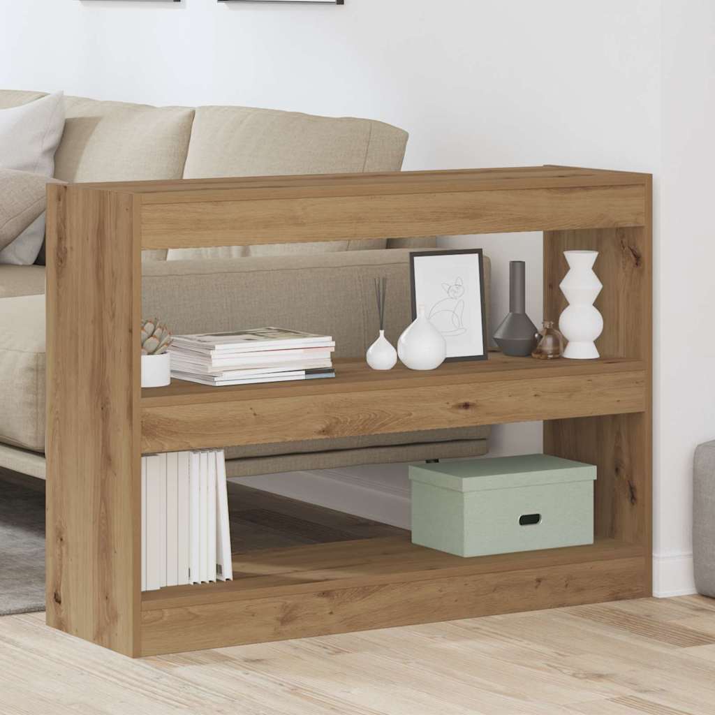 Bibliothèque chêne artisanal 100 x 30 x 72 cm Bois d'ingénierie - XIOS