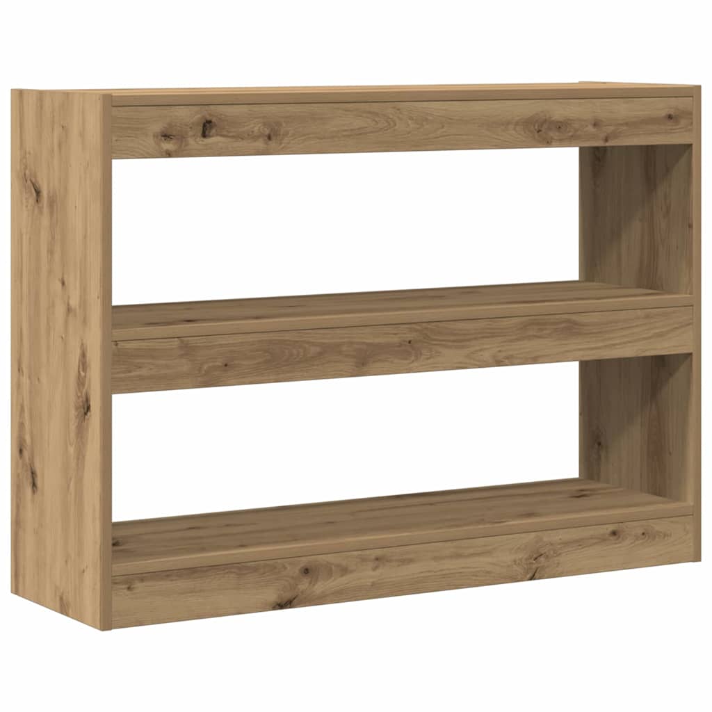 Bibliothèque chêne artisanal 100 x 30 x 72 cm Bois d'ingénierie - XIOS