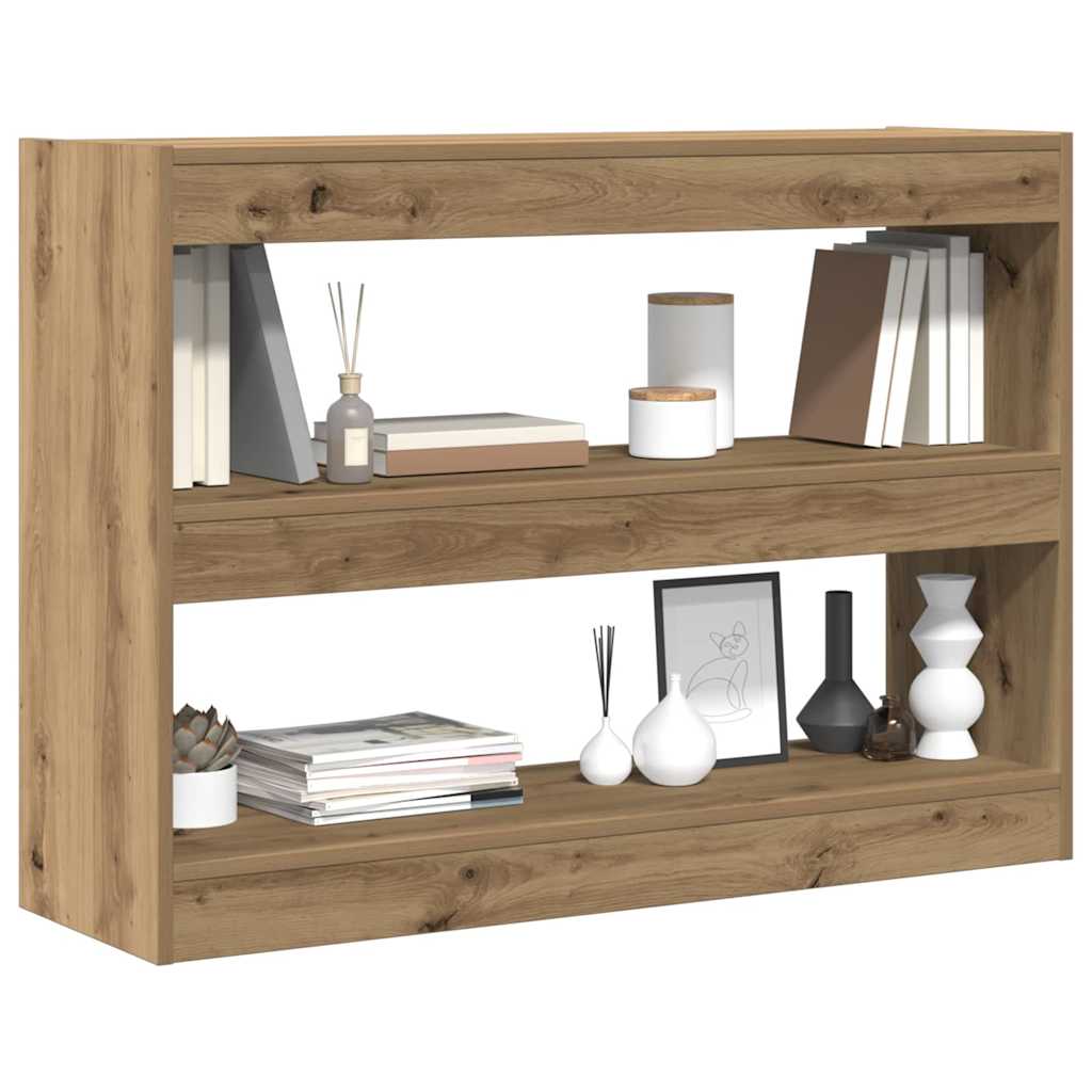 Bibliothèque chêne artisanal 100 x 30 x 72 cm Bois d'ingénierie - XIOS