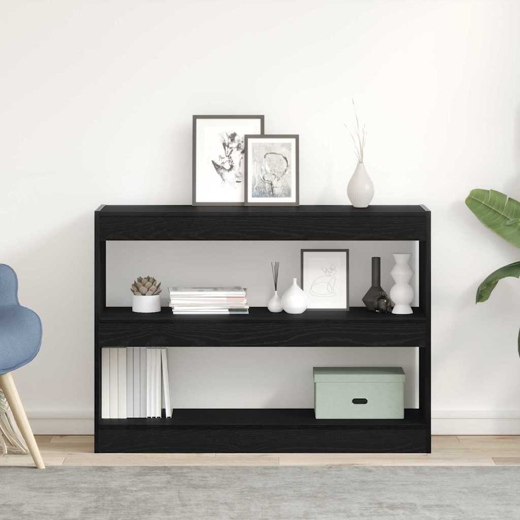Bibliothèque Chêne noir 100 x 30 x 72 cm Bois d'ingénierie - XIOS