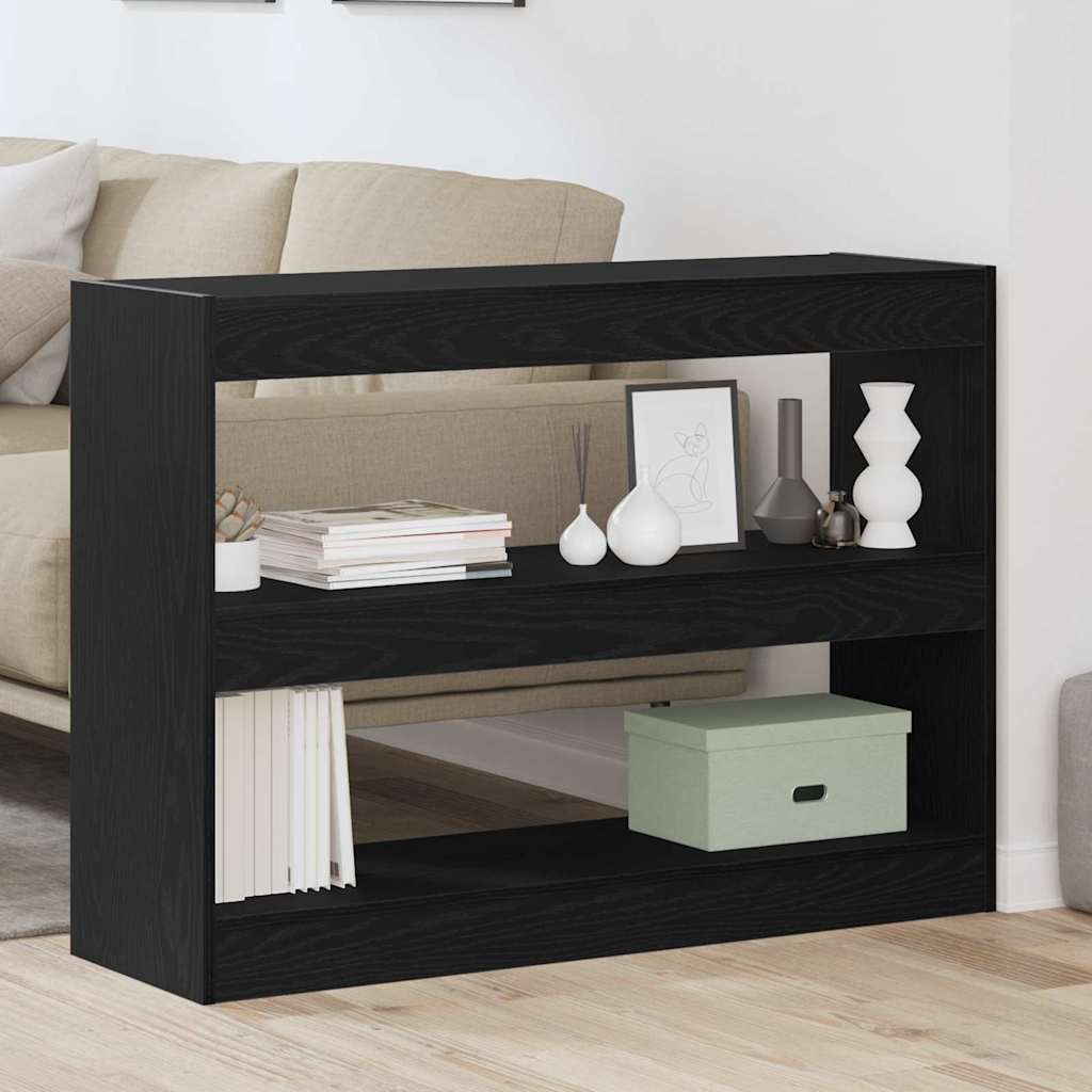 Bibliothèque Chêne noir 100 x 30 x 72 cm Bois d'ingénierie - XIOS