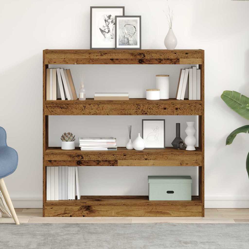 Bibliothèque Bois ancien 100 x 30 x 103 cm Bois d'ingénierie - XIOS