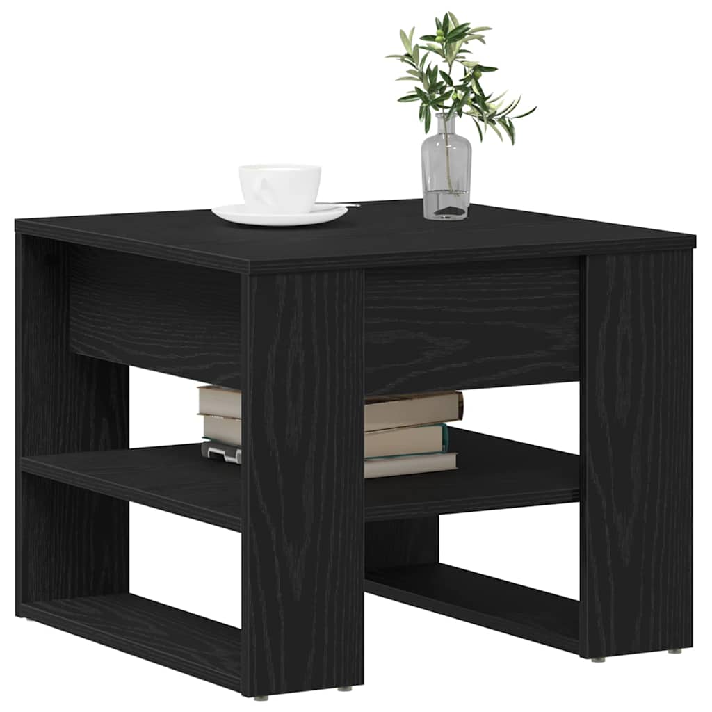 Table basse Chêne noir 55,5 x 55 x 45 cm Bois d'ingénierie - XIOS