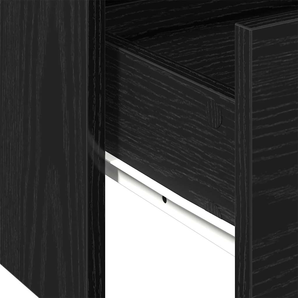 Table basse Chêne noir 102 x 55 x 43.5 cm Bois d'ingénierie - XIOS
