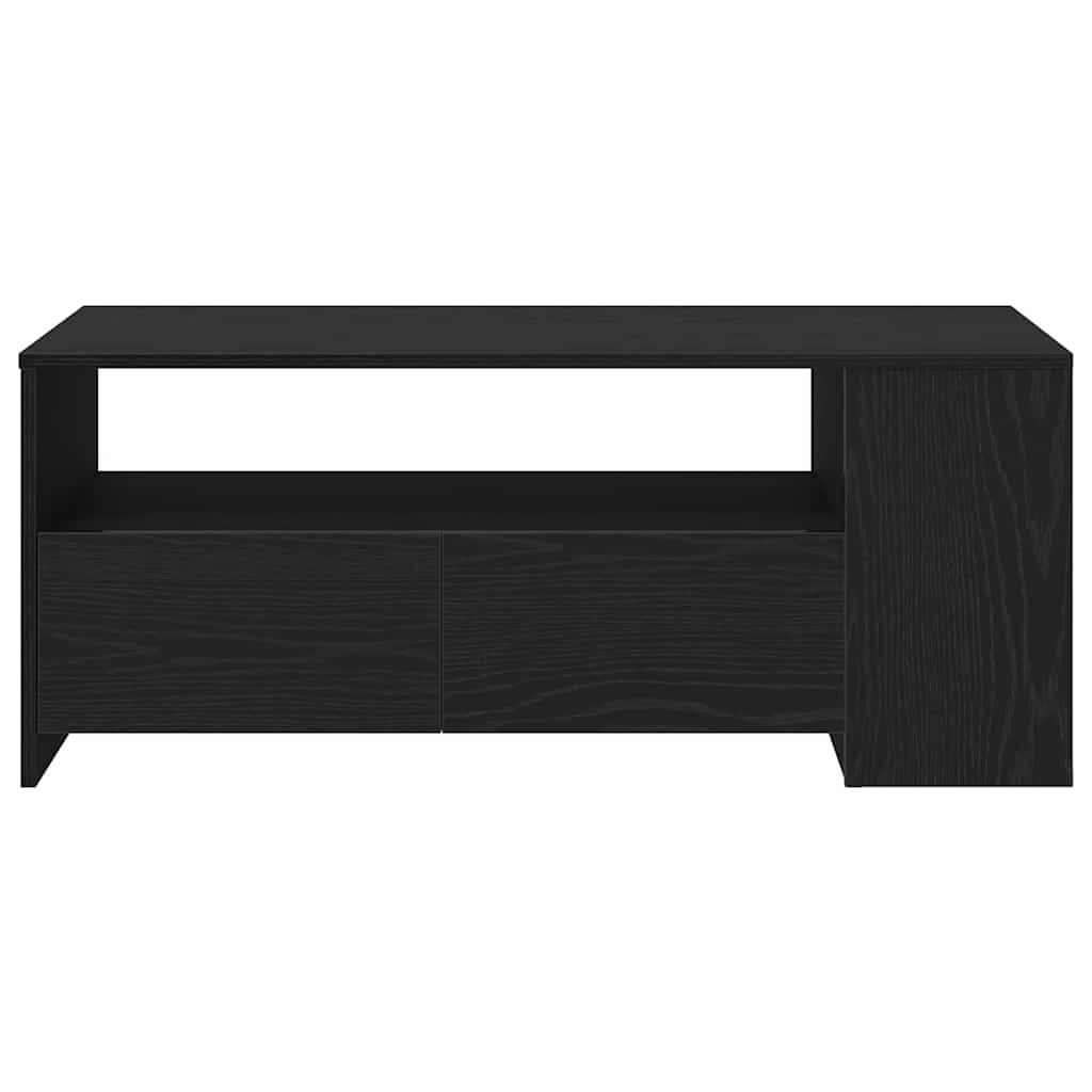 Table basse Chêne noir 102 x 55 x 43.5 cm Bois d'ingénierie - XIOS