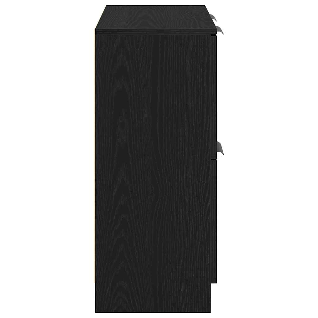 Buffet Noir 60 x 30 x 70 cm Bois d'ingénierie - XIOS