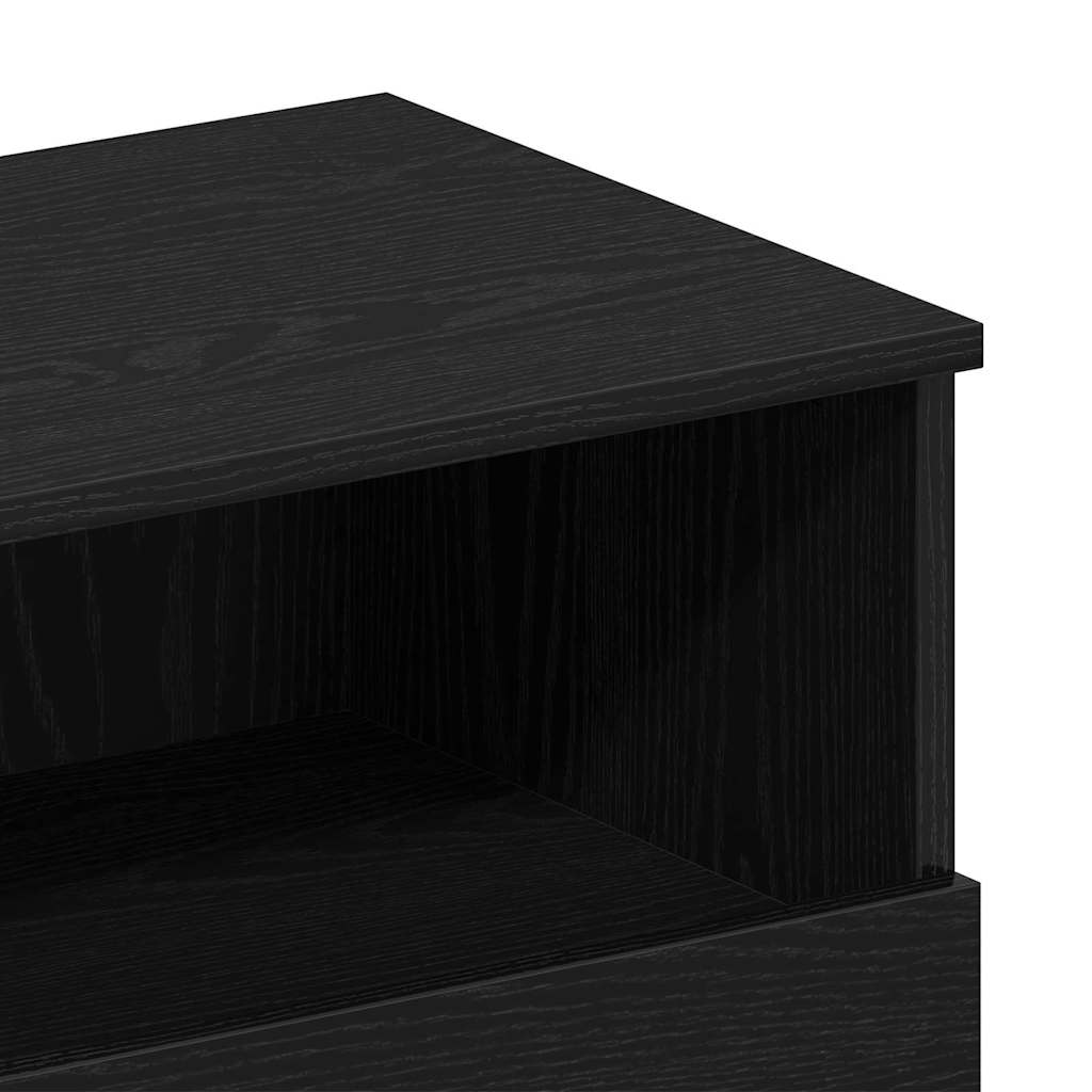 Cabinet de chevet Chêne noir 40 x 35 x 65 cm Bois d'ingénierie