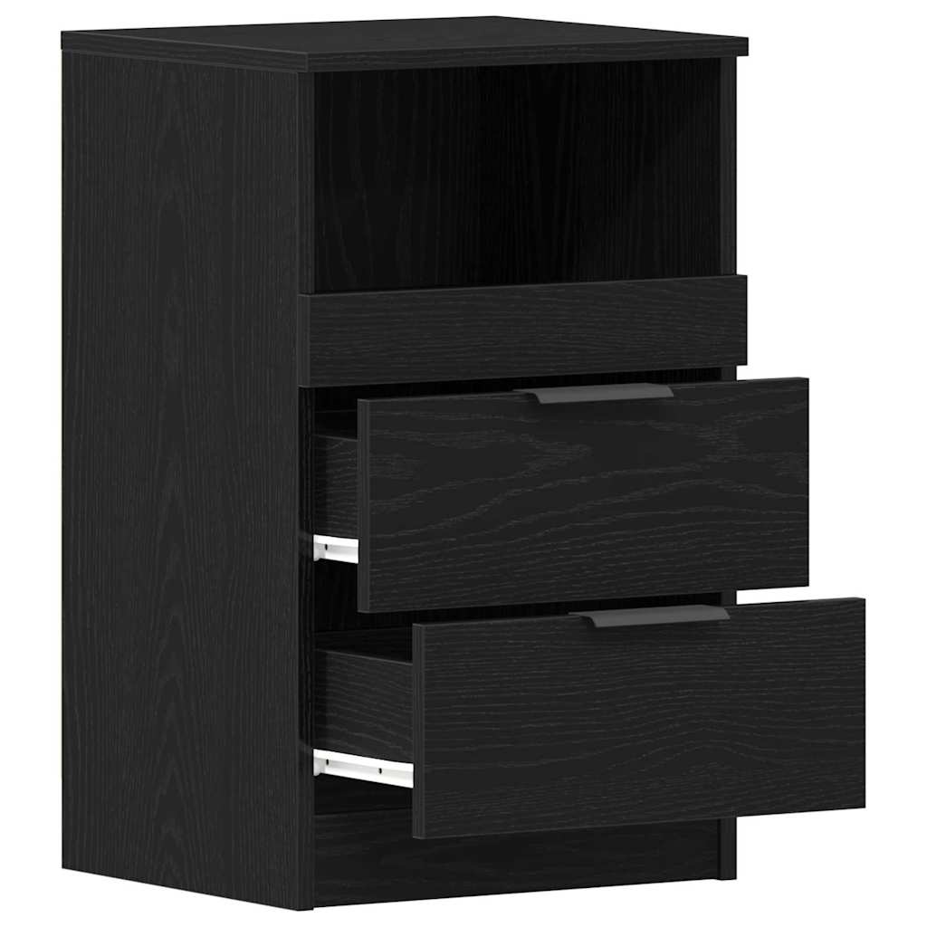 Cabinet de chevet Chêne noir 40 x 35 x 65 cm Bois d'ingénierie