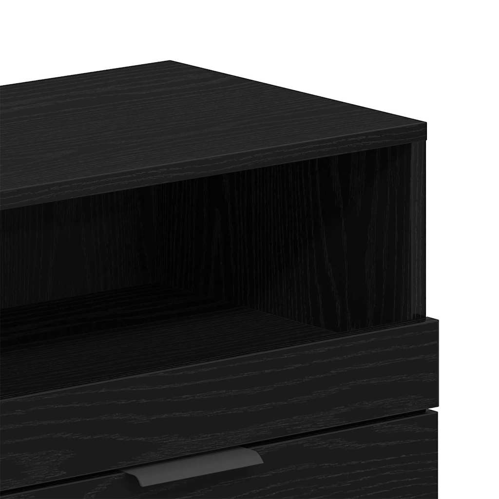 Meuble TV avec tiroir Noir 150 x 33.5 x 45 cm Bois d'ingénierie - XIOS