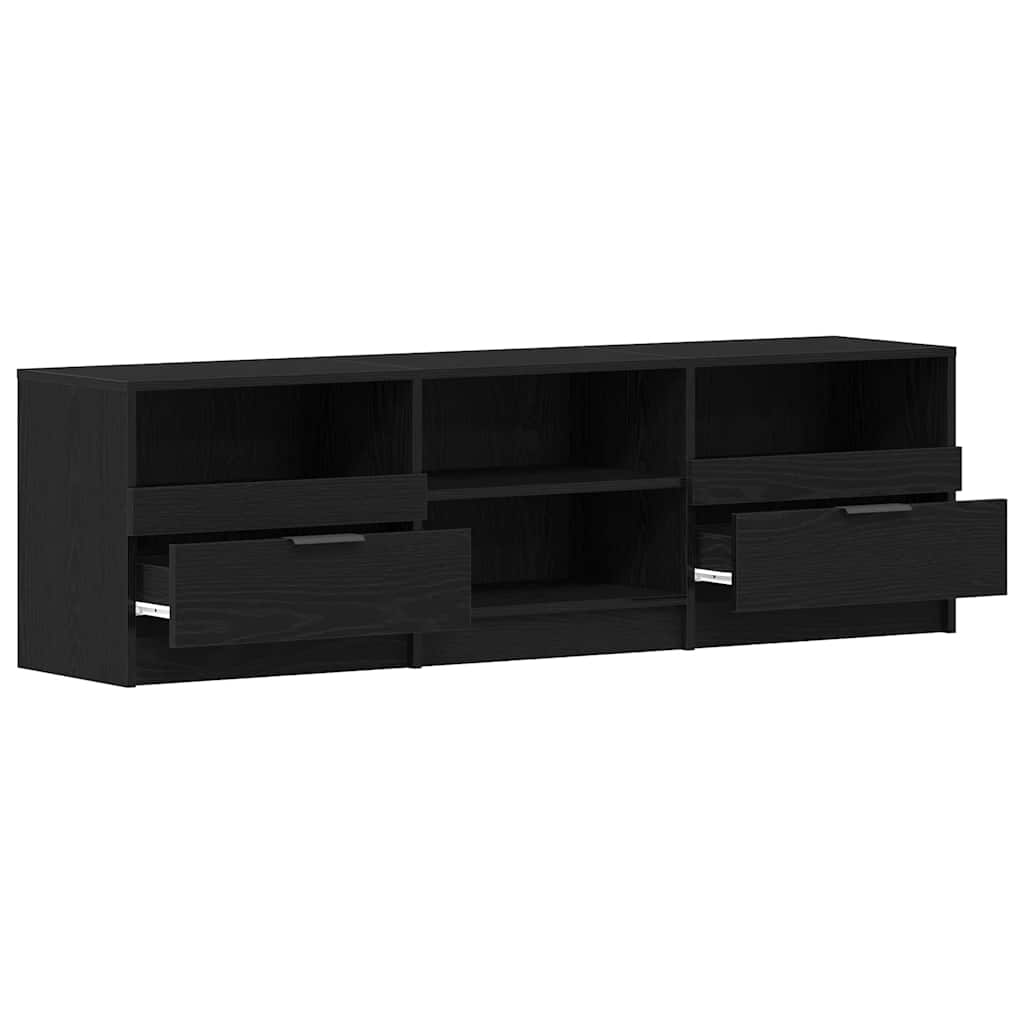 Meuble TV avec tiroir Noir 150 x 33.5 x 45 cm Bois d'ingénierie - XIOS
