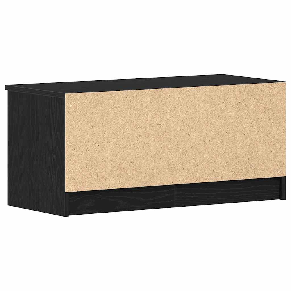Meuble TV Noir 80 x 35 x 36.5 cm Bois d'ingénierie - XIOS