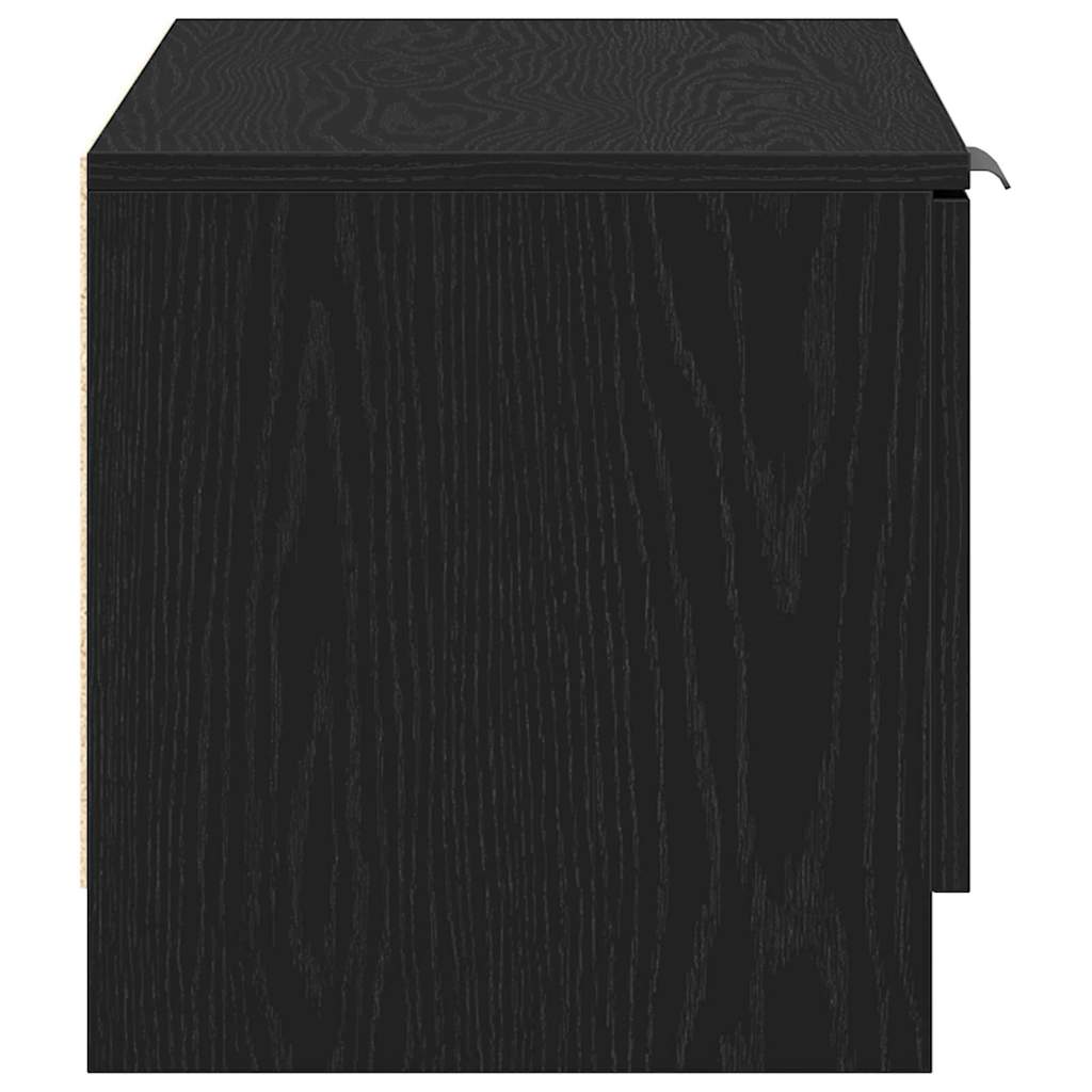 Meuble TV 2 pcs Noir 80 x 35 x 36.5 cm Bois d'ingénierie - XIOS