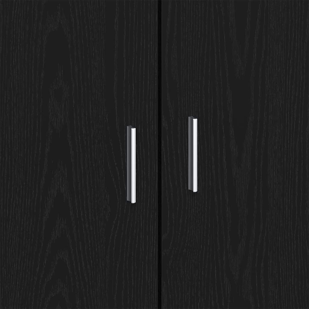 Buffet Noir 92 x 35 x 75 cm Bois d'ingénierie - XIOS
