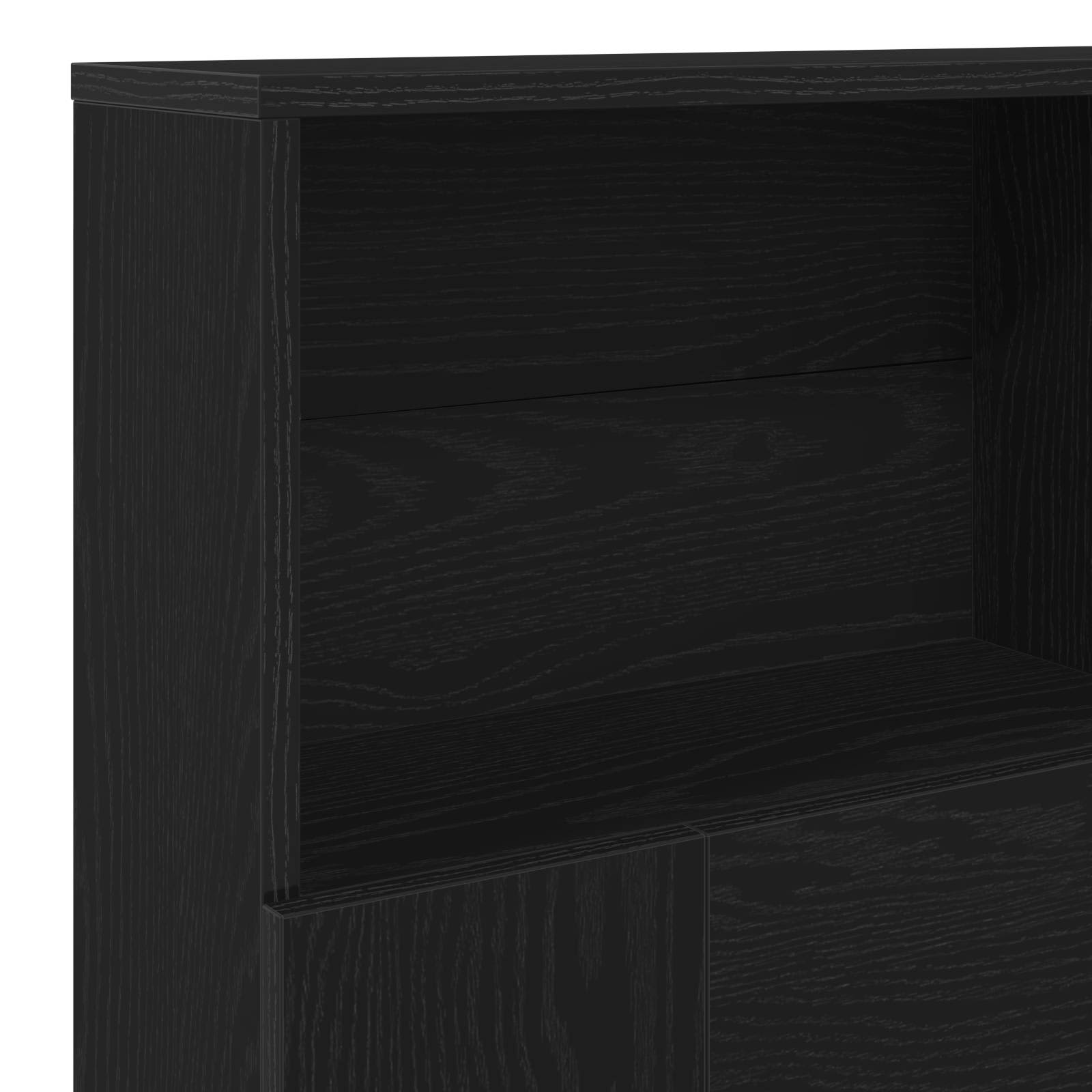 Cabinet de Tête de Lit Chêne noir 140 x 19 x 103,5 cm - XIOS