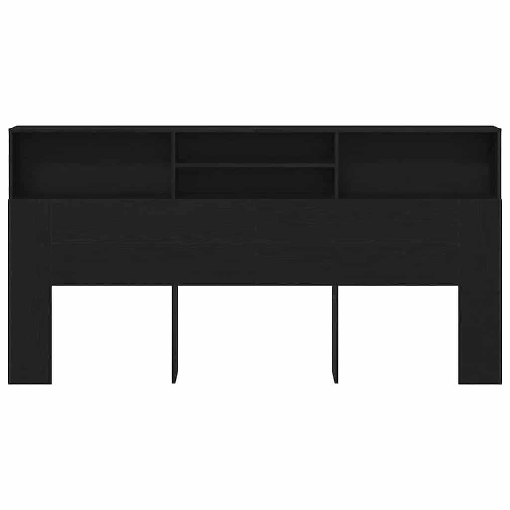 Cabinet de Tête de Lit Chêne noir 200 x 19 x 103.5 cm - XIOS