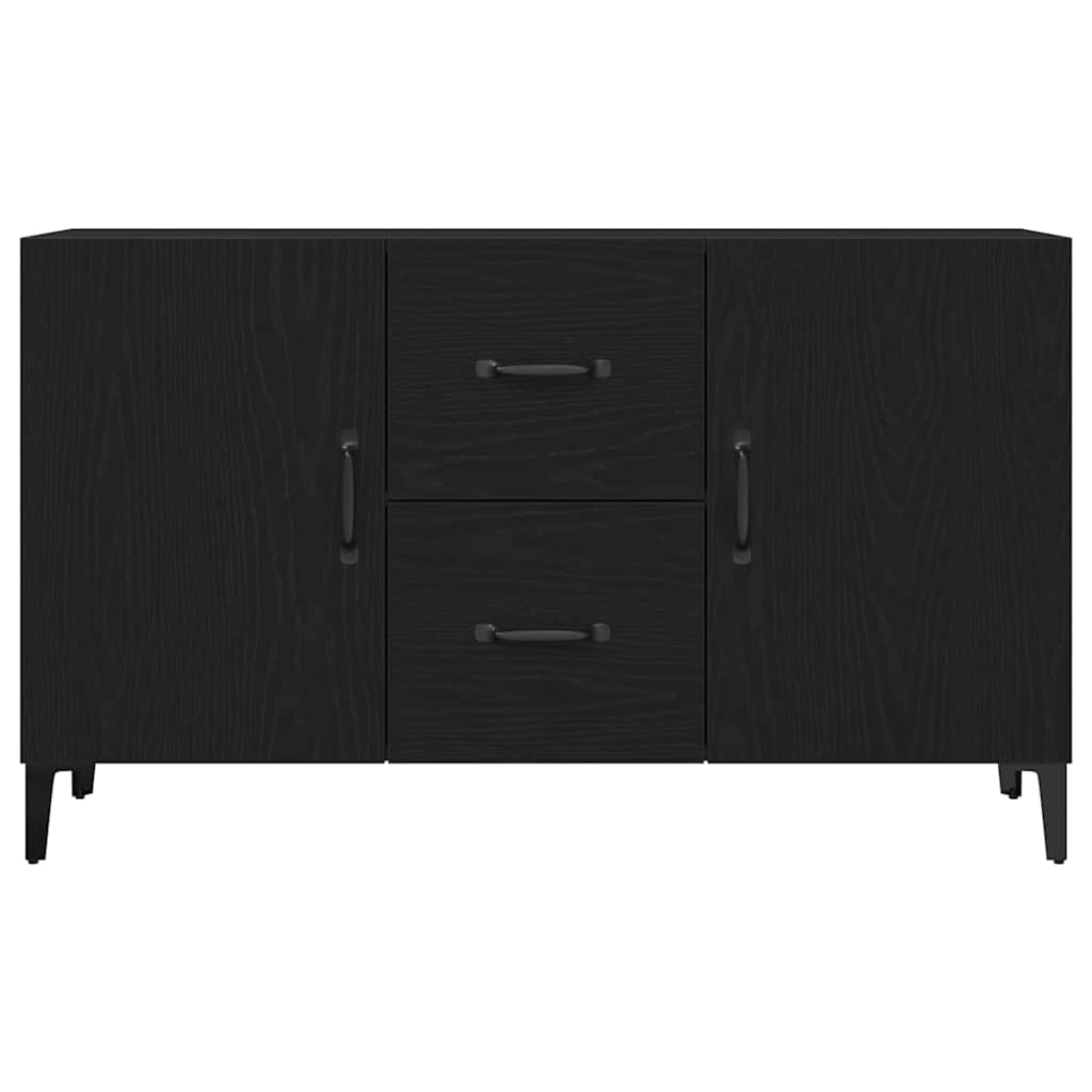 Buffet avec tiroir Noir 100 x 36 x 60 cm Bois d'ingénierie - XIOS