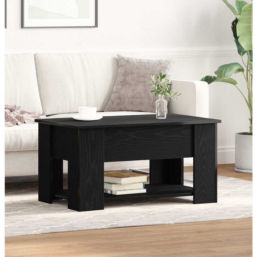 Table basse Chêne noir 79 x 49 x 41 cm Bois d'ingénierie - XIOS