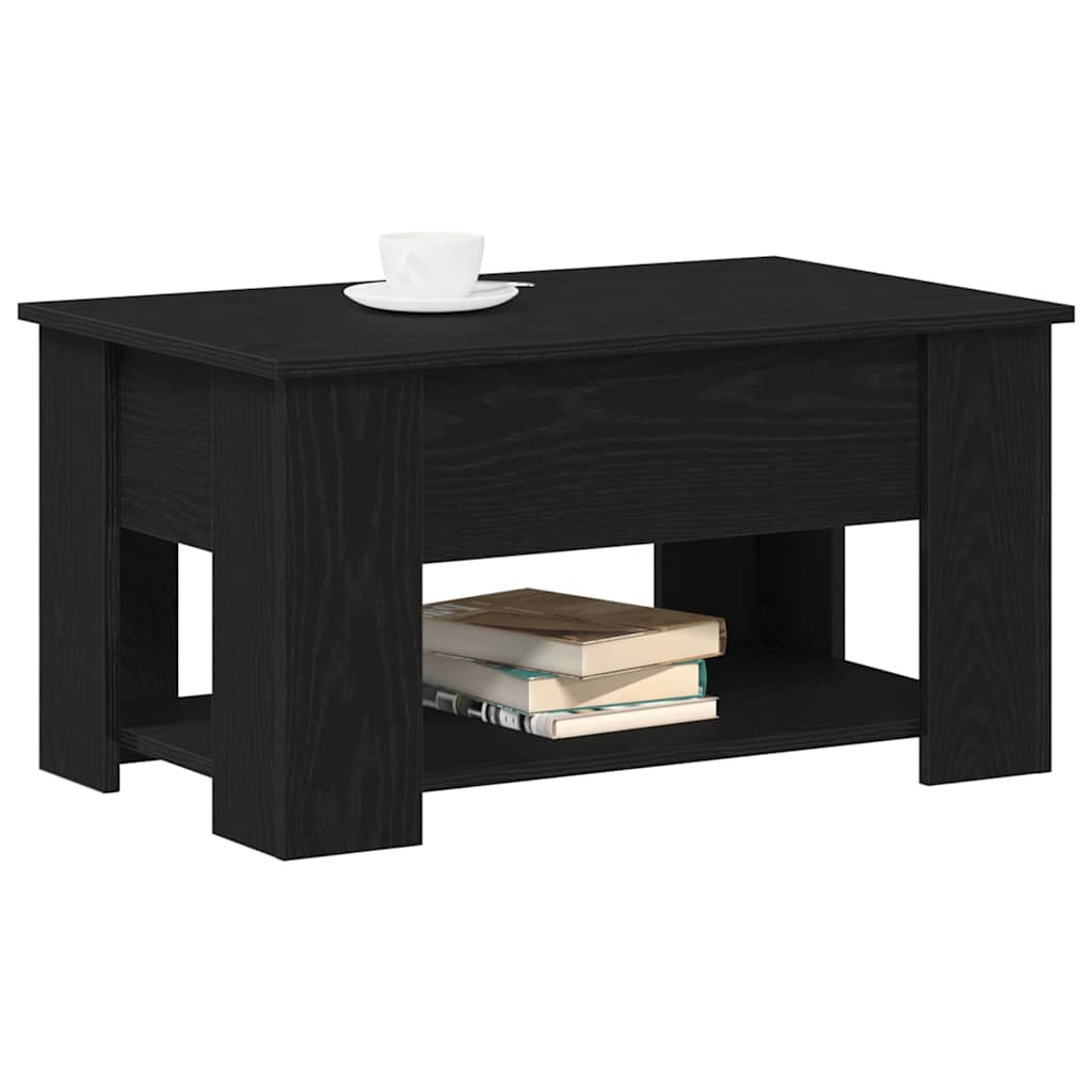 Table basse Chêne noir 79 x 49 x 41 cm Bois d'ingénierie - XIOS