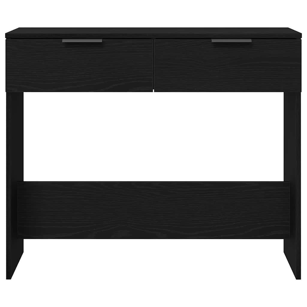 Table console Chêne noir 90 x 36 x 75 cm Bois d'ingénierie - XIOS