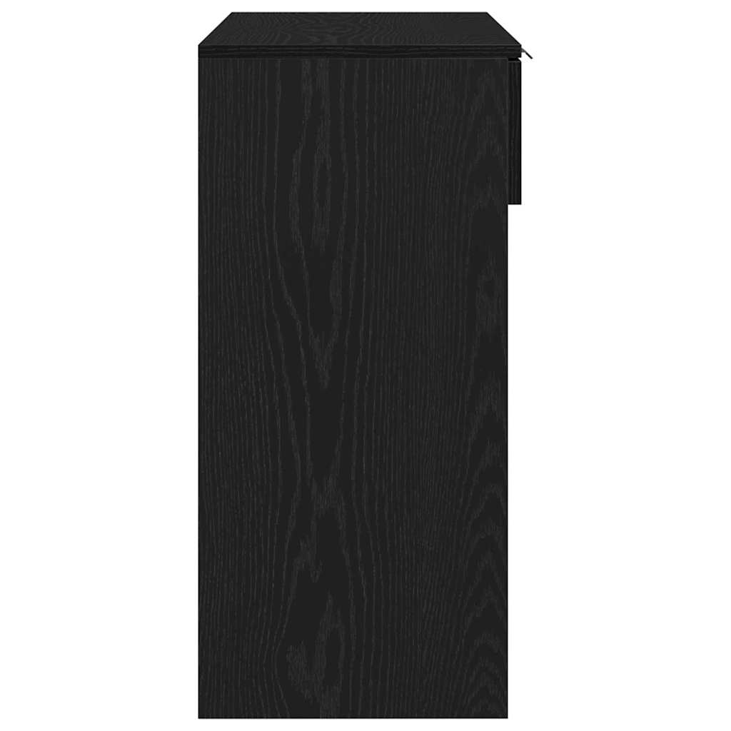 Table console Chêne noir 90 x 36 x 75 cm Bois d'ingénierie - XIOS