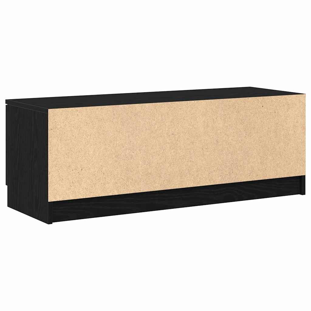 Meuble TV Chêne noir 102 x 35 x 36,5 cm Bois d'ingénierie - XIOS