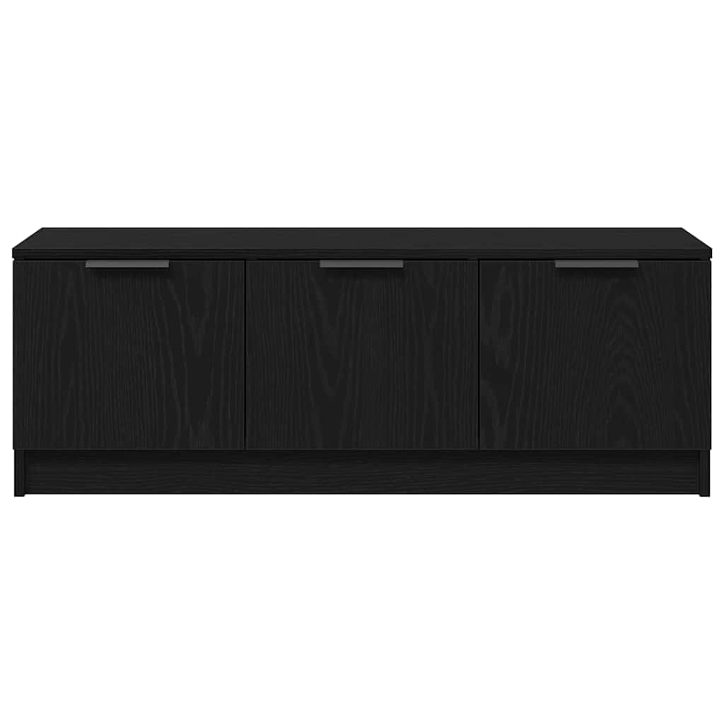 Meuble TV Chêne noir 102 x 35 x 36,5 cm Bois d'ingénierie - XIOS