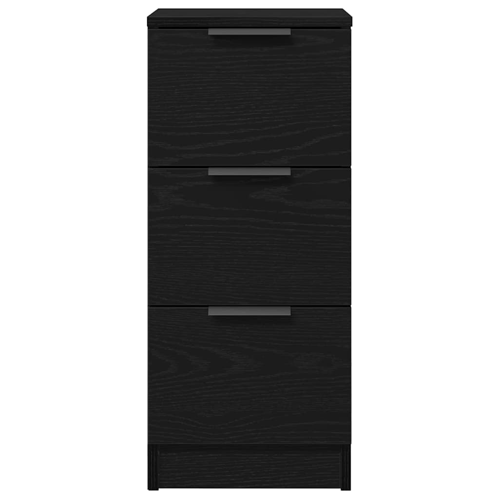 Buffets 2 pcs Chêne noir 30 x 30 x 70 cm Bois d'ingénierie - XIOS