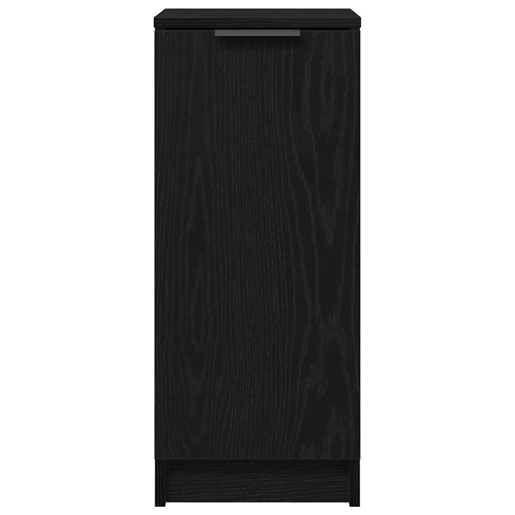 Cabinet à chaussures avec étagère Chêne noir 29.5 x 35 x 70 cm - XIOS